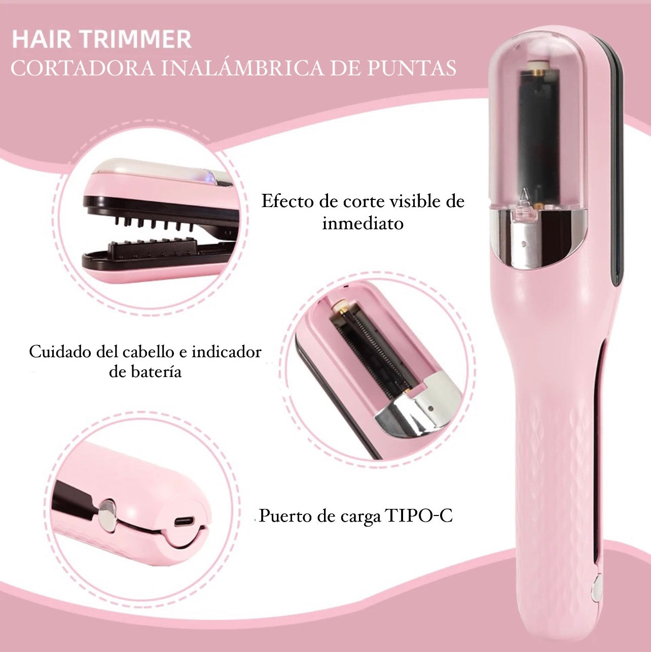 HAIR TRIMMER- adiós puntas abiertas (PRE-VENTA)