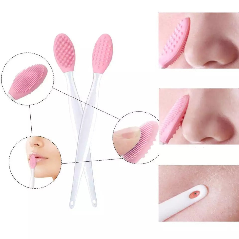 silicone exfoliating brush