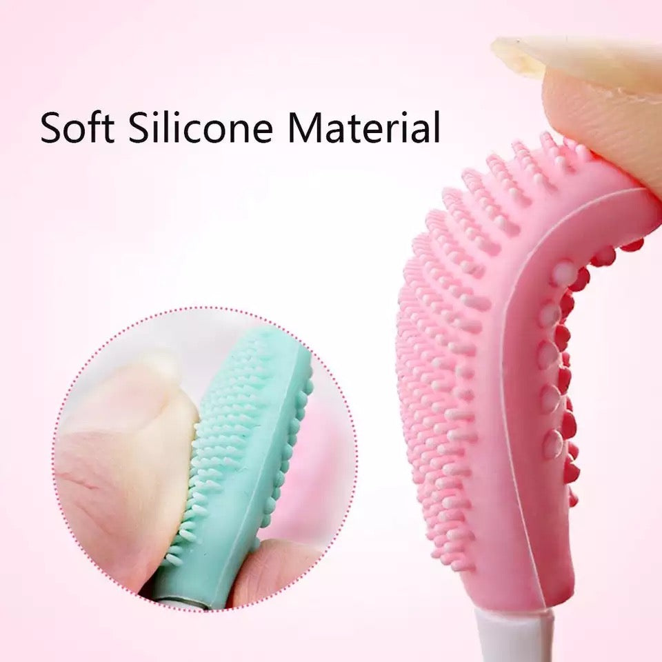 silicone exfoliating brush