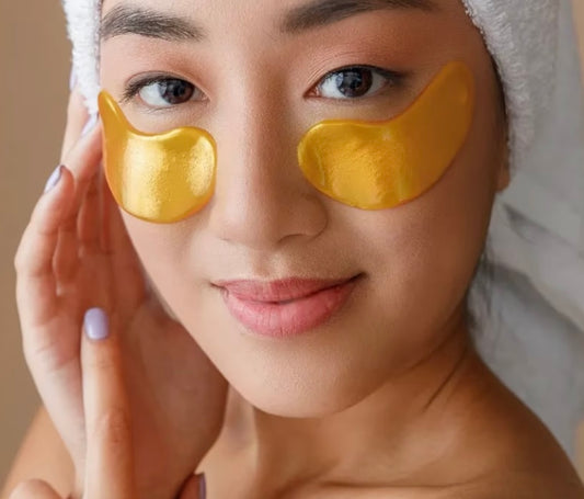 Collagen eye mask.